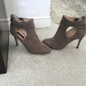 Town Shoes Leather booties